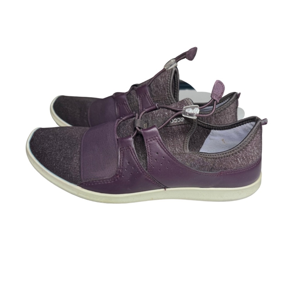 Ecco Women's Sense Elastic Toggle plum Purple Athletic Shoes 10 comfort slip on